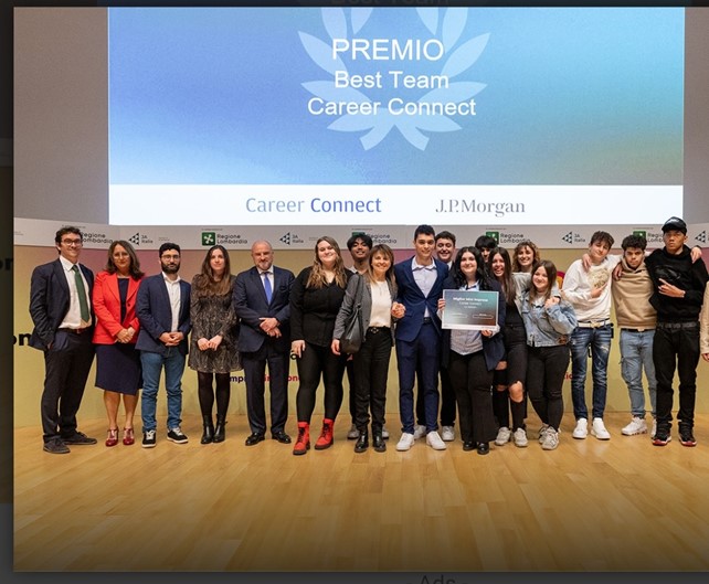 Foto premiazione dei vincitori del programma Career Connect 